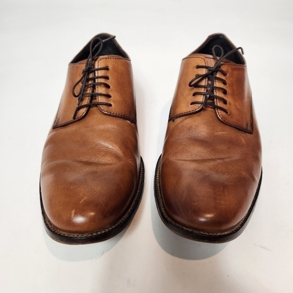 Cole Haan Benton ll Oxoford Brown Leather Shoe in Size 9.5W - Picture 4 of 11